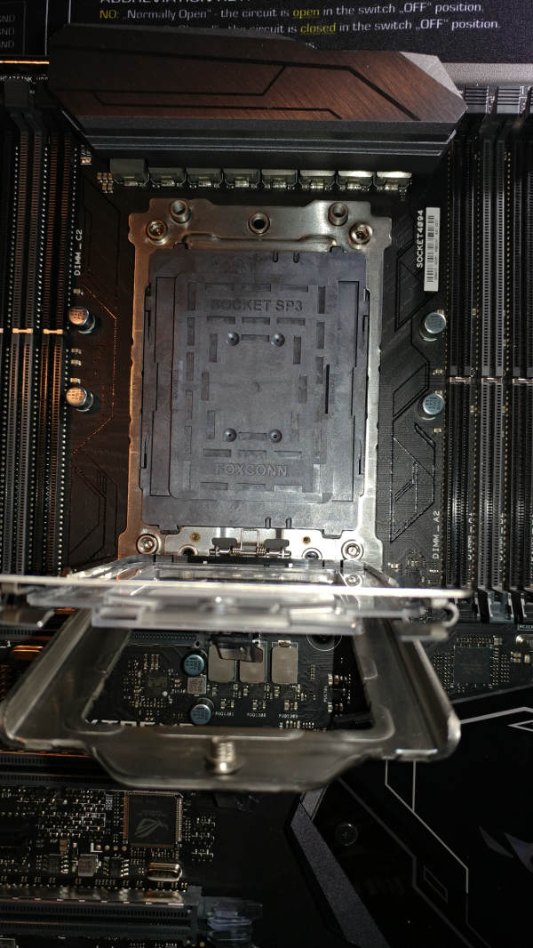 CPU Carrier Frame Removed